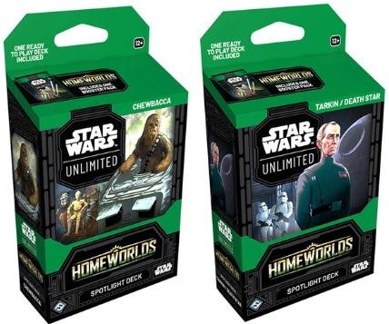Star Wars Unlimited Homeworlds Spotlight Deck Set of 2 Pre Order