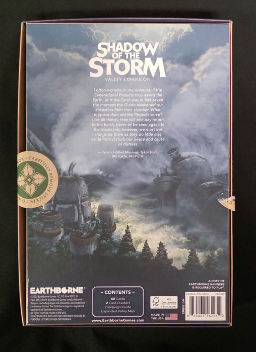 Earthborne Rangers Expansion Shadow of the Storm - damaged box