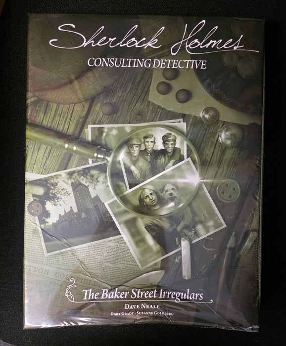 Sherlock Holmes Consulting Detective Baker Street Irregulars - damaged box