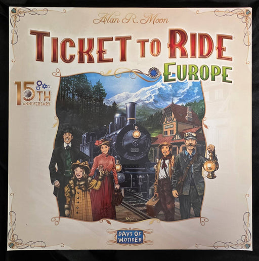 Ticket to Ride Europe – 15th Anniversary - damaged box