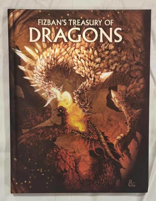 D&D Dungeons & Dragons Fizbans Treasury of Dragons Hardcover Alternative Cover - damaged corners