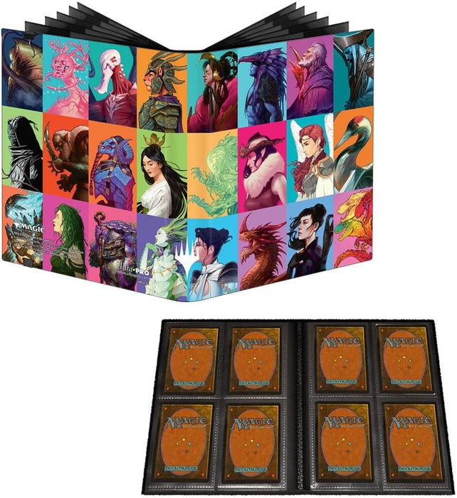 Ultra Pro Commander Masters Pop Collage 4-Pocket PRO-Binder for Magic: The Gathering