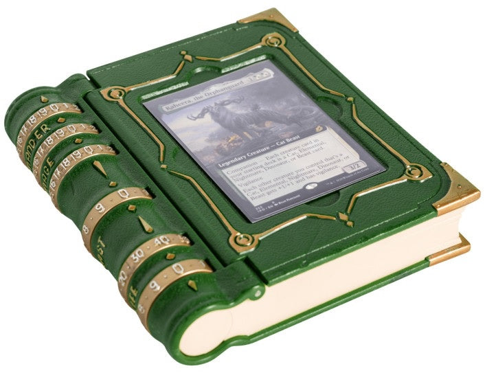 LYNX MTG Commanders Codex Green (holds 30 cards)