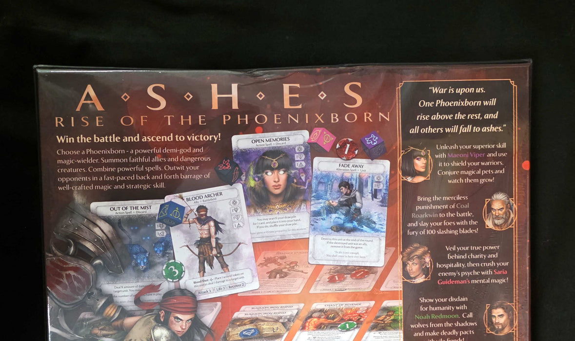 Ashes Reborn Rise of the Phoenixborn Master Set - damaged box