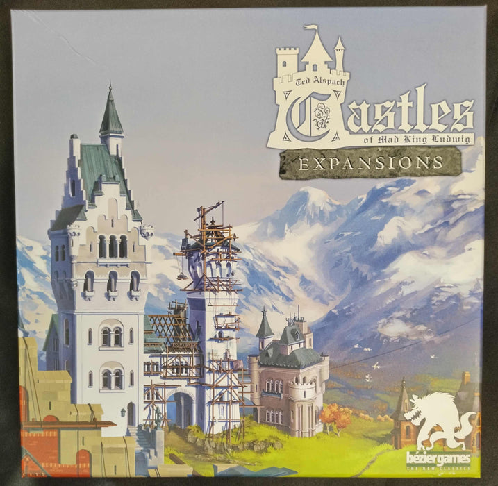 Castles of Mad King Ludwig Expansions - damaged box and shrink wrap missing