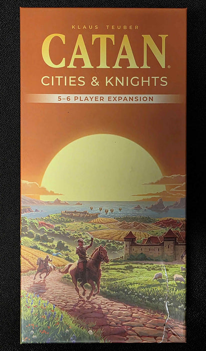 CATAN 6th Edition Cities & Knights Expansion 5-6 Player Expansion - damaged box