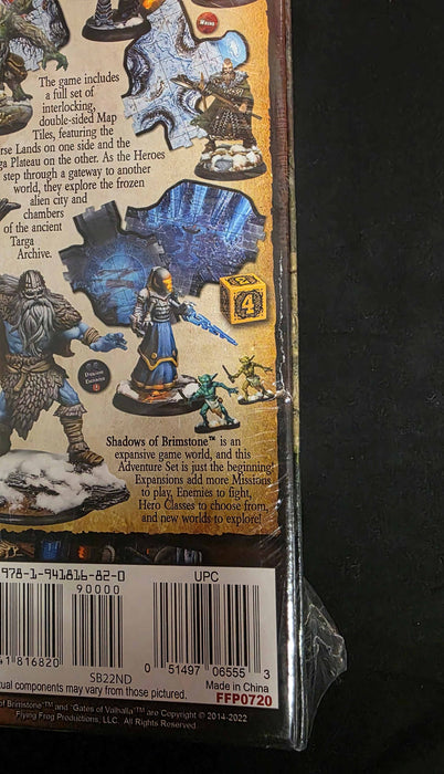 Shadows of Brimstone Gates of Valhalla Adventure Set - damaged box