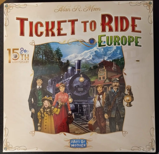 Ticket to Ride Europe – 15th Anniversary - damaged box