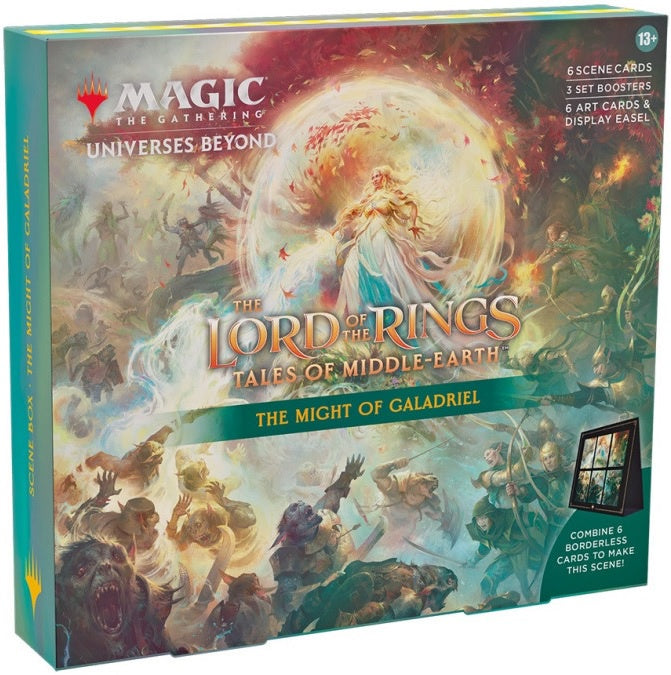 Magic the Gathering the Lord of the Rings Tales of Middle Earth Holiday Release Scene Box - The Might of Galadriel