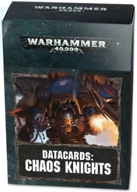 Warhammer 40K: Datacards Chaos Knights 43-05 OLD VERSION ON SALE