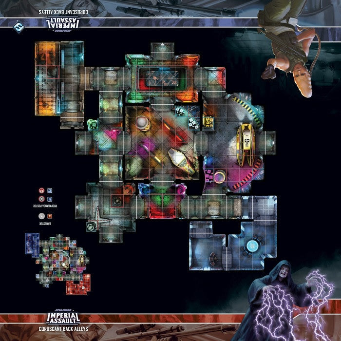 Star Wars Imperial Assault Skirmish Map - Coruscant Back Alley