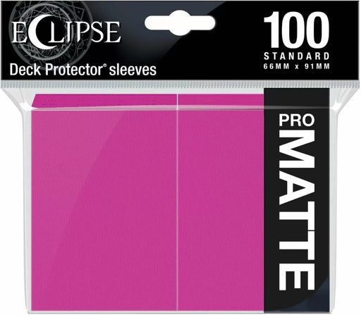 Eclipse Matte Standard Sleeves Hot Pink