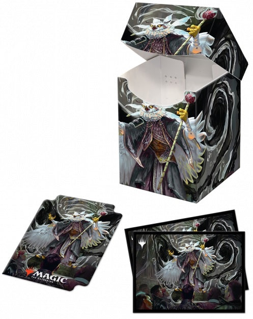 Ultra Pro PRO 100+ Deck Box and 100ct sleeves featuring Silverquill for Magic The Gathering