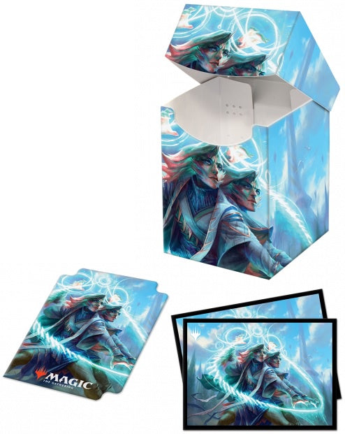 Ultra Pro PRO 100+ Deck Box and 100ct sleeves featuring Quandrix for Magic The Gathering