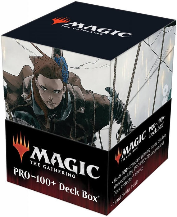 Ultra Pro Innistrad Midnight Hunt 100+ Deck Box V2 featuring Suspicious Stowaway for Magic: The Gathering