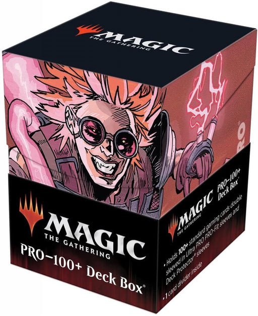 Ultra Pro Innistrad Midnight Hunt 100+ Deck Box V4 featuring Reckless Stormseeker for Magic: The Gathering