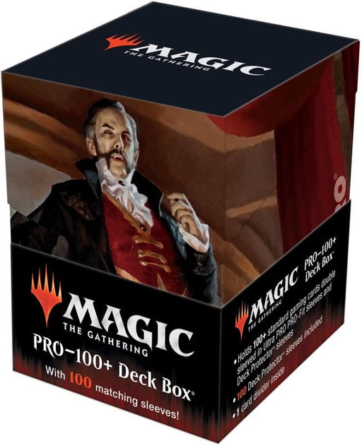 Ultra Pro Commander Innistrad Crimson Vow PRO 100+ Deck Box and 100ct sleeves featuring Strefan, Maurer Progenitor for Magic: The Gathering