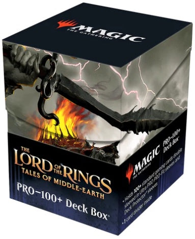 Ultra Pro The Lord of the Rings: Tales of Middle-earth Sauron 100+ Deck Box for Magic: The Gathering