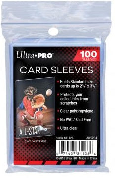 Ultra Pro Card Sleeves Clear 100 Pack 81126