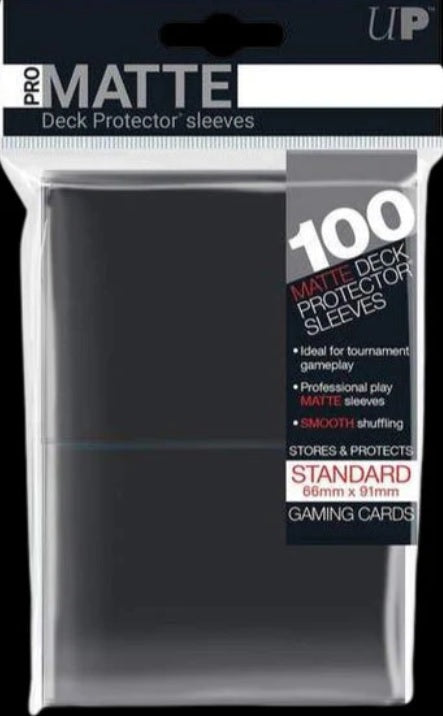 Ultra Pro Deck Protector Pro-Matte Sleeves Black (100)