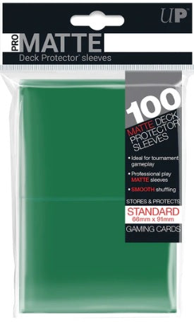 Ultra Pro Deck Protector Pro-Matte Sleeves Green (100)