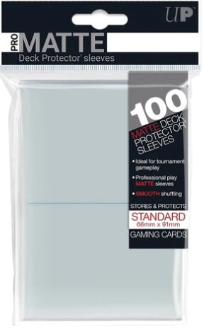 Ultra Pro Deck Protector Pro-Matte Sleeves Clear (100)