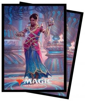 Ultra Pro Commander 2018 Saheeli, the Gifted Standard Deck Protector sleeves 100ct for Magic The Gathering