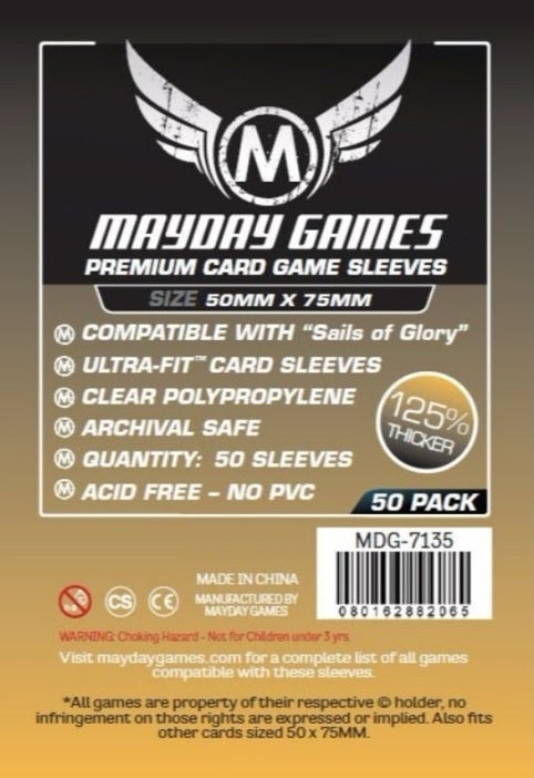 Mayday - Premium Custom Card Sleeves - 50 X 75 MM (50)