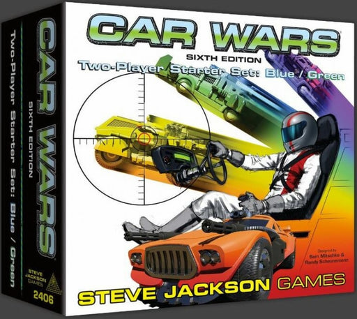 Car Wars 6th Edition Two Player Starter Set Blue / Green