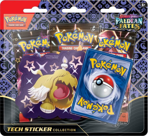 Pokémon TCG Scarlet & Violet 4.5 Paldean Fates Tech Sticker Blister - Shiny Greavard