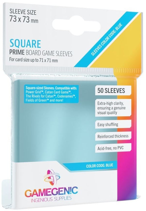 Gamegenic Prime Board Game Sleeves Square Sized (73mm x 73mm)