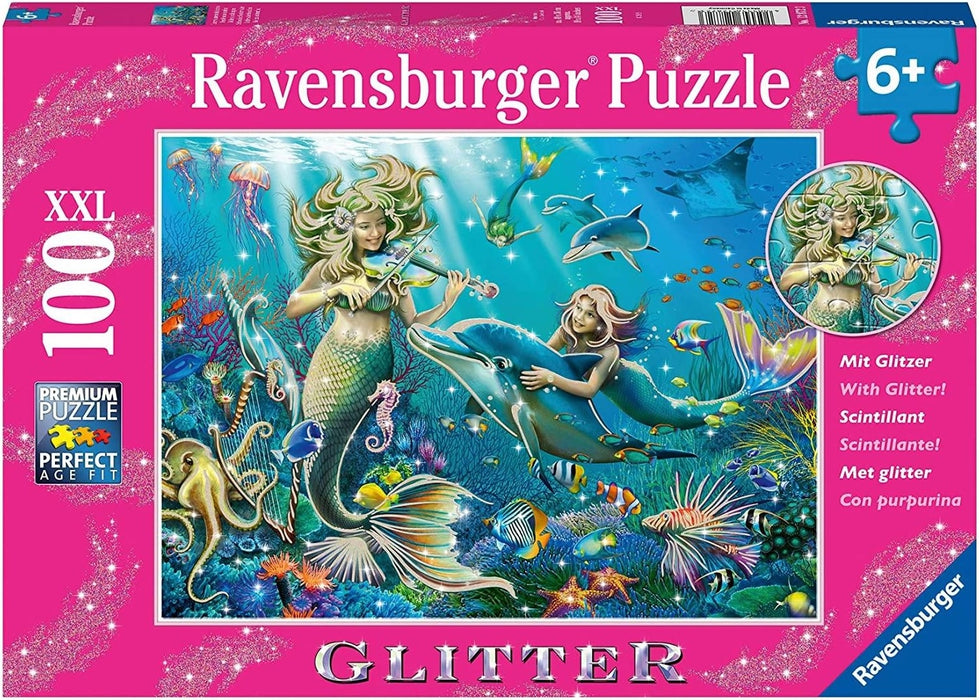 Underwater Beauties GLITTER 100 piece Jigsaw Puzzle