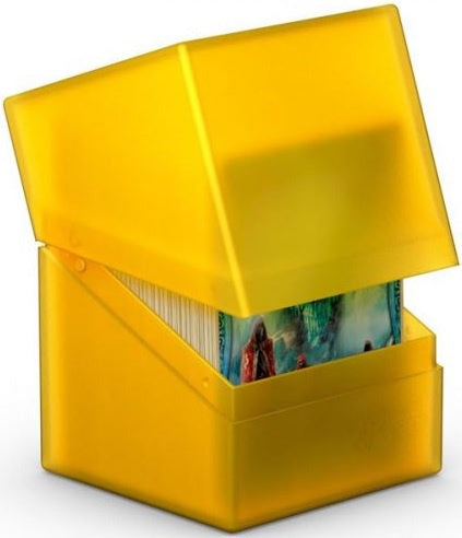 Ultimate Guard Boulder Deck Case 100+ Standard Size Amber Deck Box