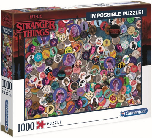 Clementoni Puzzle Netflix Stranger Things Impossible Puzzle 1,000 pieces  Jigsaw Puzzl