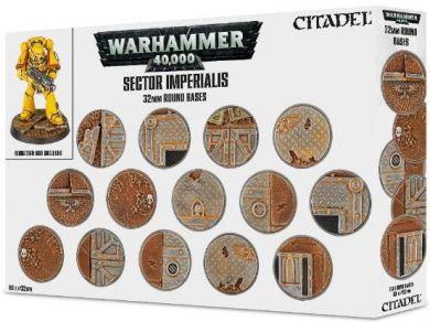 Games Workshop Hobby: Sector Imperialis 32mm Round Bases 66-91