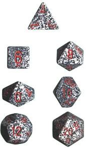 Dice Set Speckled Granite (7) CHX25320