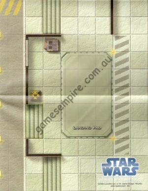 Star Wars Miniatures Double Sided Map from the Clone Wars Scenario Pack