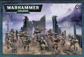 Warhammer 40K Imperial Guard Cadian Infantry Squad Shock Troops (10 models) 47-17
