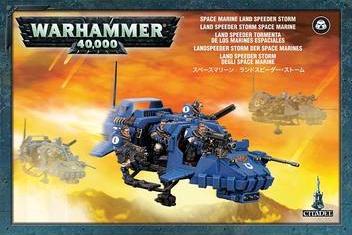Warhammer 40K Space Marines: Space Marine Land Speeder Storm 48-35