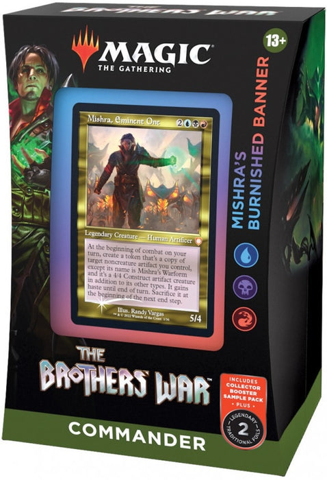 Magic the Gathering The Brothers War Commander Deck Mishra's Burnished Banner