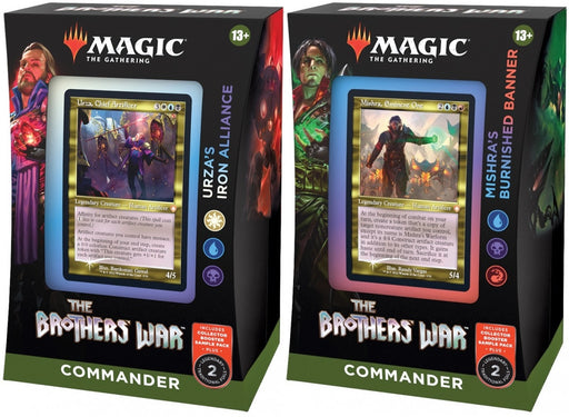 Magic the Gathering The Brothers War Commander Deck Set of 2