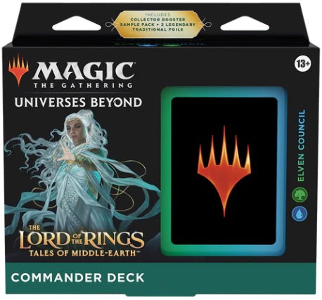 Magic the Gathering The Lord of the Rings Tales of Middle Earth Commander Deck Elven Council