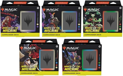 Magic the Gathering March of the Machine Commander Deck Set of 5