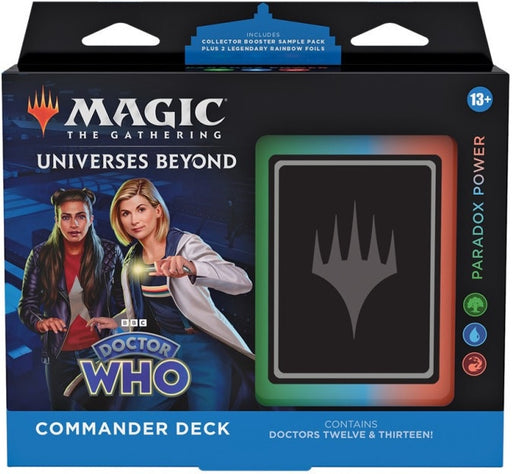 Magic the Gathering Universes Beyond Doctor Who Commander Deck Paradox Power