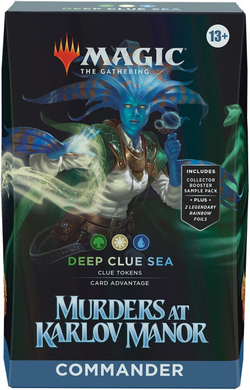 Magic the Gathering Murders at Karlov Manor Commander Deck Deep Clue Sea