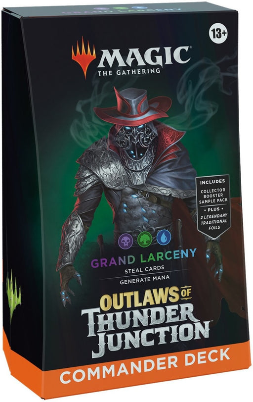 Magic the Gathering Outlaws of Thunder Junction Commander Deck Grand Larceny