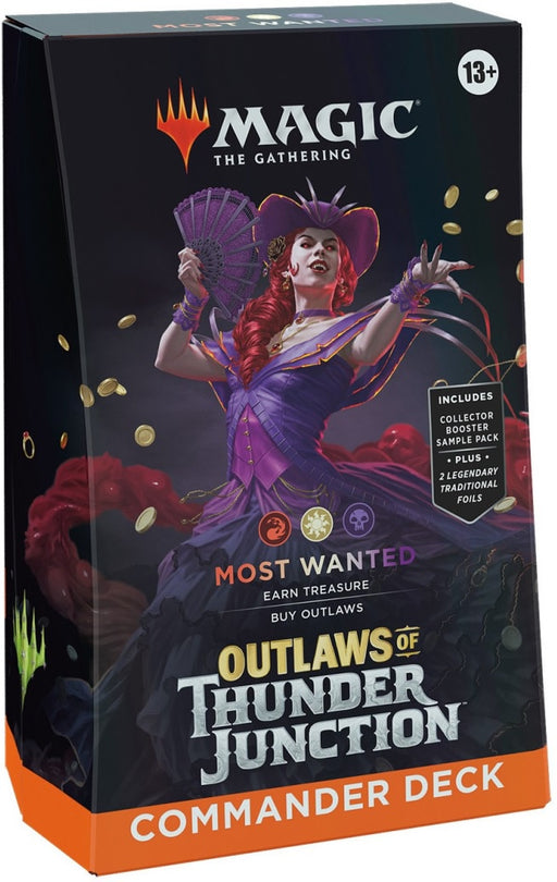 Magic the Gathering Outlaws of Thunder Junction Commander Deck Most Wanted