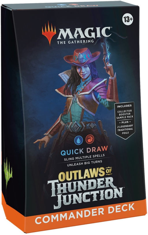 Magic the Gathering Outlaws of Thunder Junction Commander Deck Quick Draw