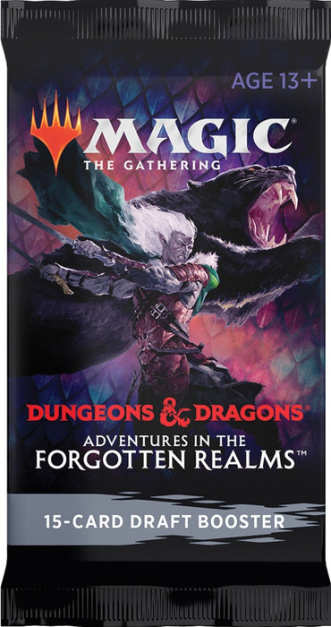 Magic the Gathering D&D Dungeons & Dragons Adventures in the Forgotten Realms Draft Booster