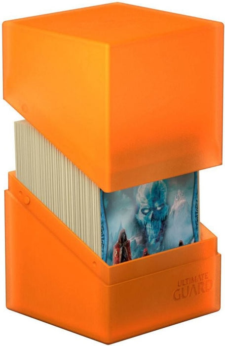 Ultimate Guard Boulder Deck Case 100+ Standard Size Poppy Topaz Deck Box